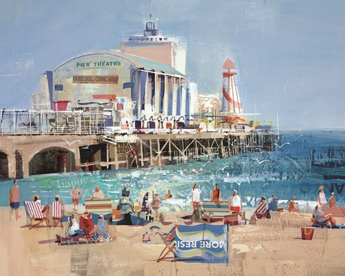 Bourne For The Beach by Tom Butler - Limited Edition on Paper
